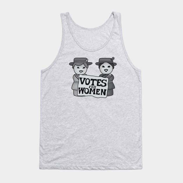 Votes for Women - Little Suffragists Tank Top by Slightly Unhinged